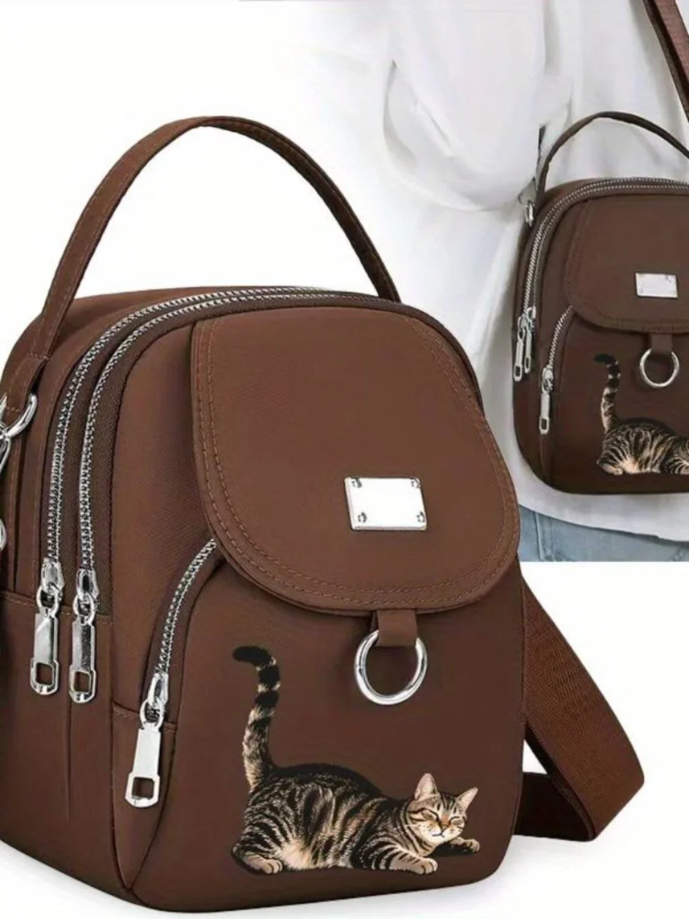Messenger Bag Crossbody Shoulder Bag Neutral Outer Bag
